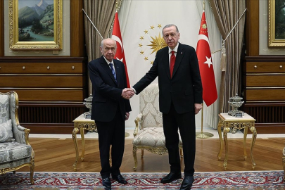 Cumhurbaşkanı Erdoğan, MHP Lideri Bahçeli'yi kabul etti