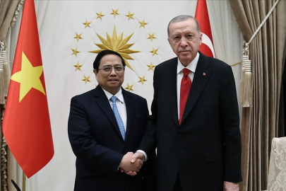 Cumhurbaşkanı Erdoğan, Vietnam Başbakanı Pham'ı kabul etti