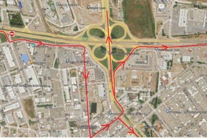 Beşevler Kavşağı'nda trafik düzenlemesi