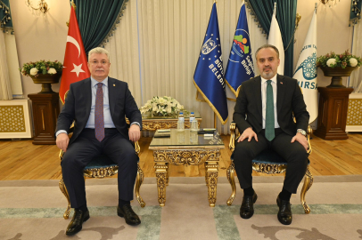 Başkan Aktaş, Muhammet Emin Akbaşoğlu'nu ağırladı