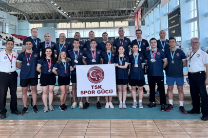 Türk Silahlı Kuvvetleri Spor Gücü Yüzme Takımı madalyaları topladı