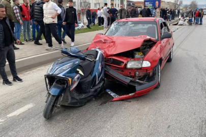 Bursa'da korkutan kaza: 3 yaralı