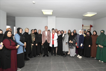 Başkan Taba'dan İnesmek Kurs Merkezine Ziyaret