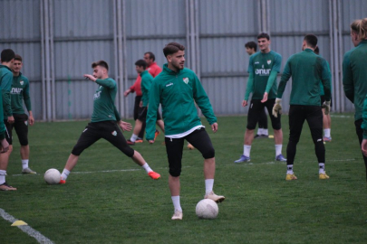 Bursaspor, Kırşehir FSK maçı hazırlıklarına başladı