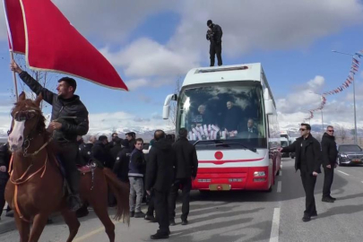 Cumhurbaşkanı Erdoğan’a Erzurum’da yoğun ilgi