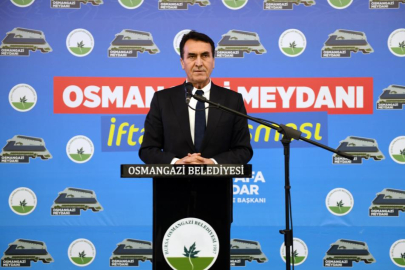 Osmangazi Meydanı’nda esnaf buluşması