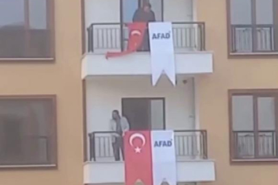 Türk Bayrağı'nı balkondan aşağı atanlar hakkında soruşturma