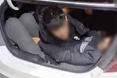 Bagajdan kaçak göçmen çıktı