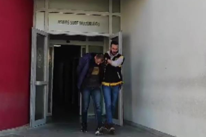 Sevgilisi ve oğluyla birlikte kamyonet çaldı