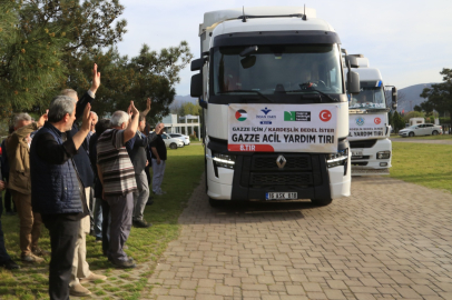 Gazze için yardım TIR’ları Bursa’dan yola çıktı