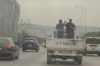 Bursa'da tehlikeli halay kamerada