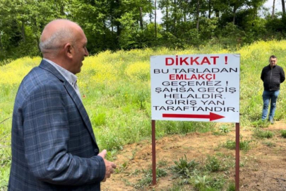 Bursa'da emlakçı ile köylünün yol krizi büyüyor