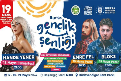 Gençlik ve Spor Bayramı’nda Bursa’da yıldız yağmuru