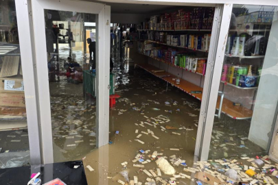 Gürcistan'ı sel vurdu