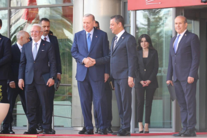 Cumhurbaşkanı Erdoğan ile CHP lideri Özel görüşmesi sona erdi