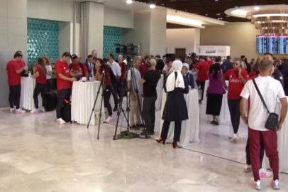 Milli sporcular, olimpiyat oyunları için Paris’e uğurlandı