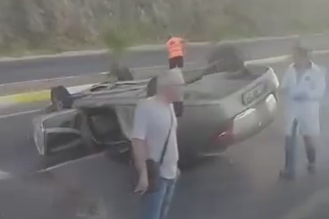 Takla atan otomobilde can pazarı: 1 ölü, 4 yaralı