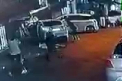 Dehşet anları kamerada