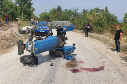 Bursa'da can alan traktör kazası