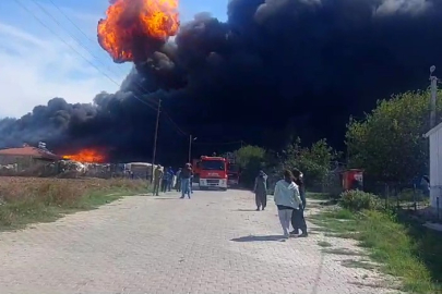 Fabrikada korkunç yangın