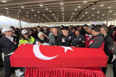 Şehit Polis Şeyda Yılmaz son yolculuğuna uğurlandı