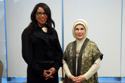 Emine Erdoğan, Malcolm X'in kızı Shabazz ile görüştü