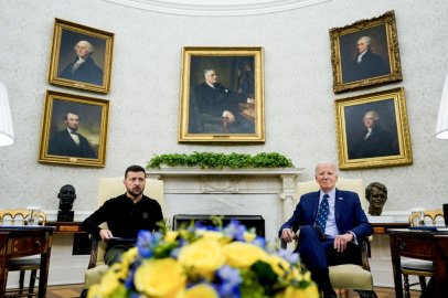 Biden ve Zelenskiy, Beyaz Saray'da bir araya geldi