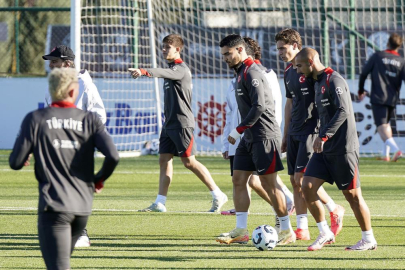 Milliler, Karadağ maçı hazırlıklarını sürdürdü