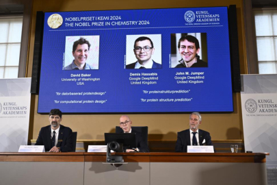 2024 Nobel Kimya Ödülü'nü Baker, Hassabis ve Jumper kazandı