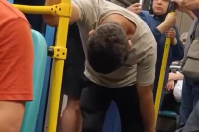 Bursa'da madde etkisindeki kişi toplu ulaşımda korku saçtı