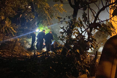 Binanın bahçesinde oğlu tarafından ölü bulundu