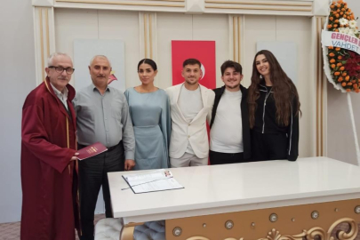 Maçın ardından nikah masasına oturdu