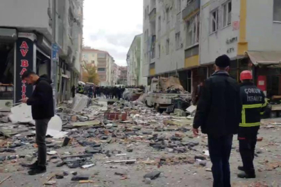 Çorum'da patlama: 1 ölü, 16 yaralı