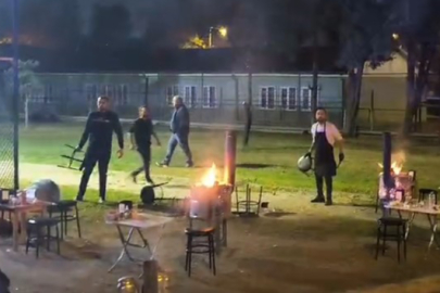 Bursa'da seyyar balıkçılardan zabıtaya sandalyeli saldırı