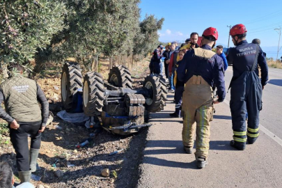 Bursa'da ölümlü kaza! Traktörün altında can verdi