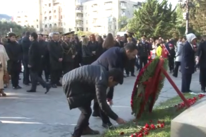 Atatürk vefatının 86. yıl dönümünde Bakü'de törenle anıldı