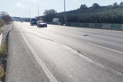 Mudanya karayolundaki göçükler düzeltilecek