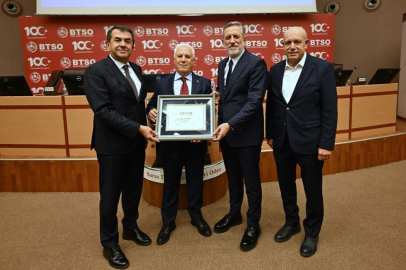 Başkan Mustafa Bozbey BTSO’nun konuğu oldu