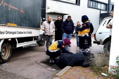 Bursa'da kamyonetin çarptığı kadın yaralandı