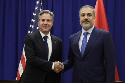 Bakan Fidan, ABD’li mevkidaşı Blinken ile görüştü