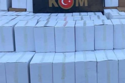 5 bin 40 dolu makaron ele geçirildi