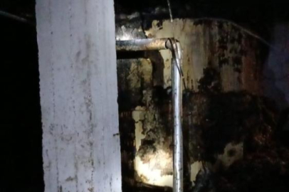 Yem fabrikasında yangın