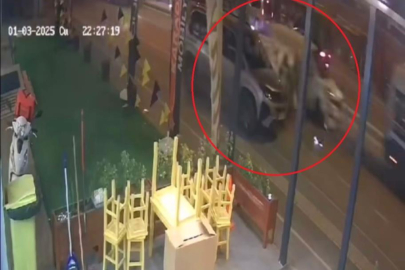 Bursa'da makas atan sürücü böyle kaza yaptı