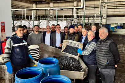 Kaymakam Karaman İznik Zeytin Kooperatifi’ni ziyaret etti