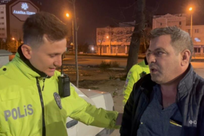 Bursa'da alkol denetimine yakalandı, "Burada yatacağım" dedi