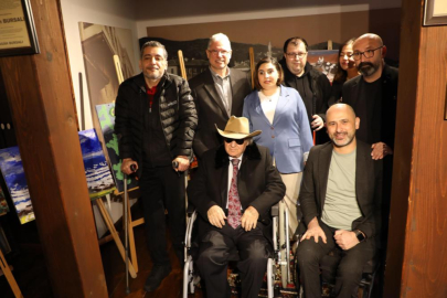 Eşref Armağan, Mudanya'da sanatseverlerle buluştu