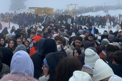 Uludağ’ın zirvesine turist akını