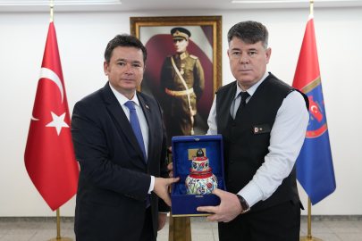 Başkan Aydın’dan Tuğgeneral Tataroğlu’na hayırlı olsun ziyareti