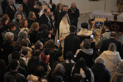 Kıdemli Metropolit Theoliptos Trilye'de ayin yönetti