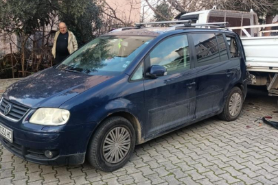 Bursa'da direksiyonda kalp krizi geçiren sürücü kaza yaptı